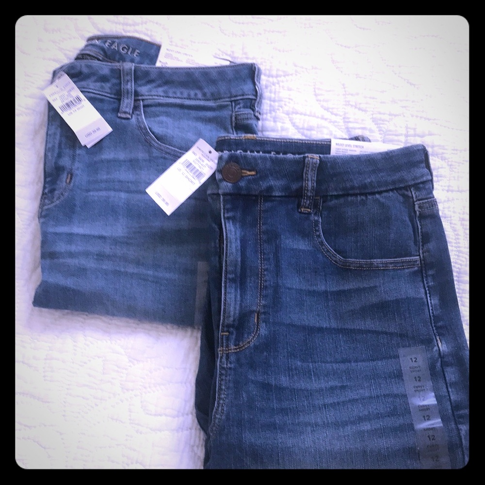 American Eagle AE Jeggings Jeans 12 short